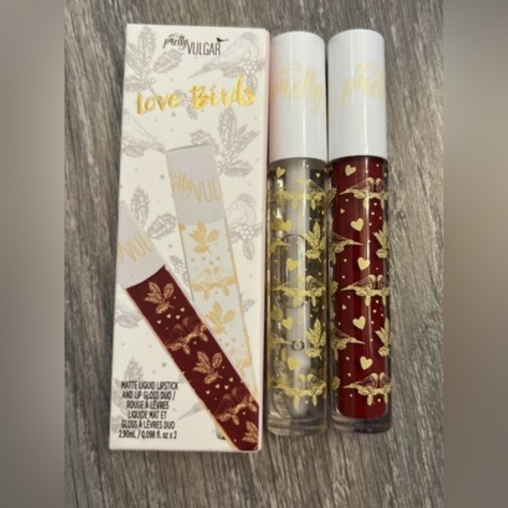 Pretty Vulgar Love Birds Lip Gloss Duo